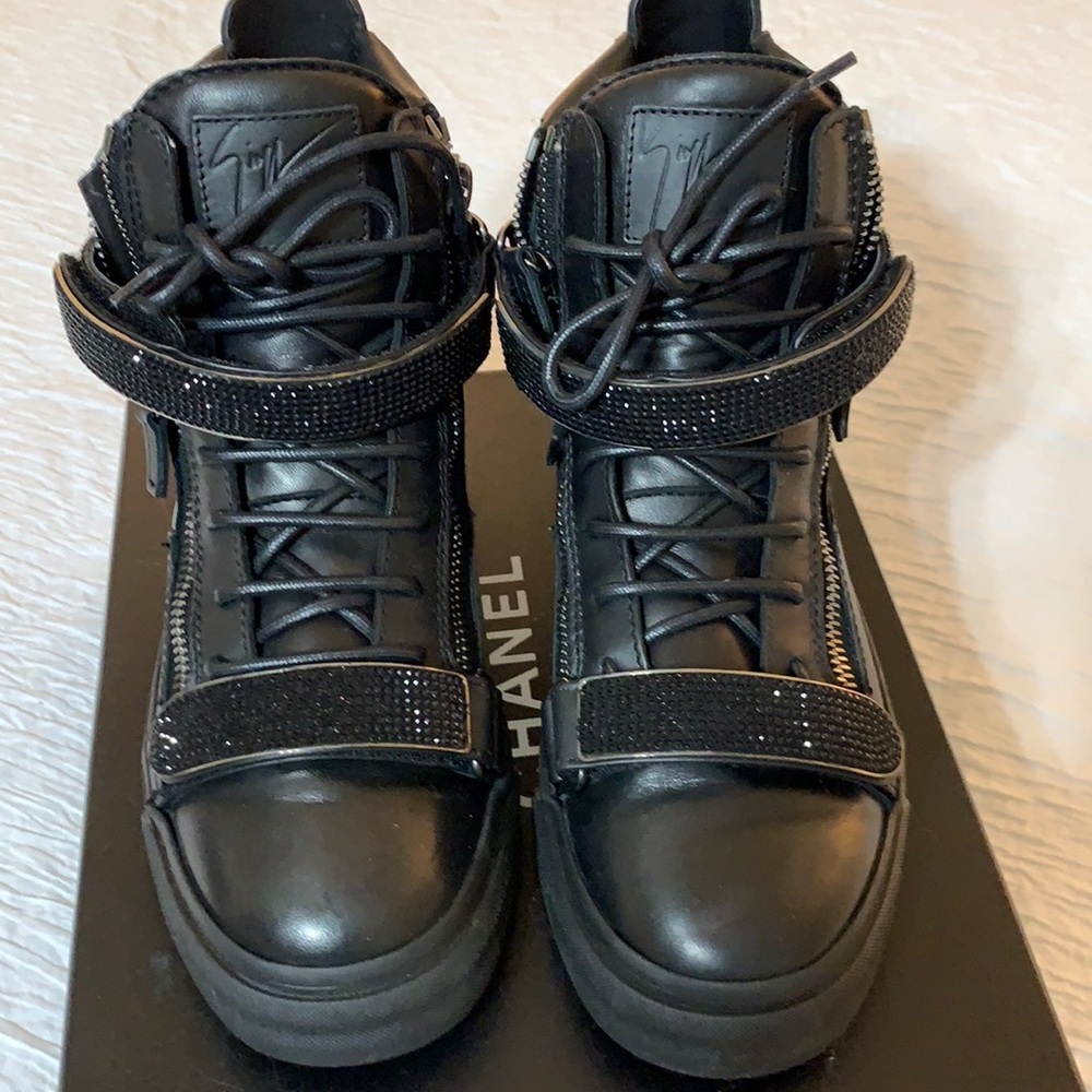 All black Men Giuseppe Zanotti Sneakers